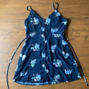 Floral buttoned dress